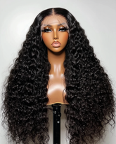 LUXURY DEEP CURLY LACE FRONT WIG
